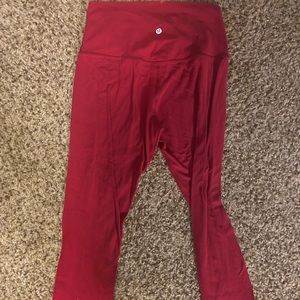 Magenta Lululemon Align Capris 8